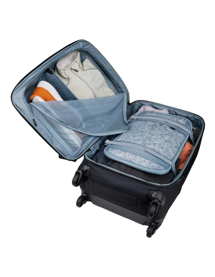 Subterra Checked Spinner Suitcase 4-Wheel Luggage Bag 65L in Black image 6
