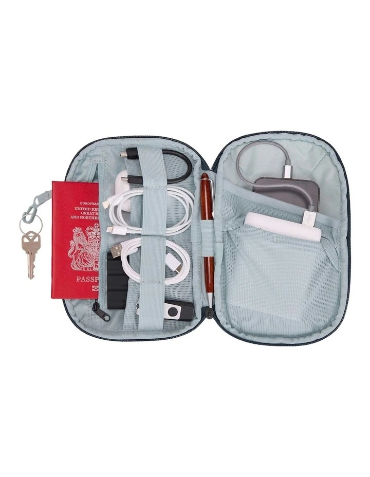Subterra Powershuttle Pouch Tech Organiser Medium Travel Case in Dark Slate image 2