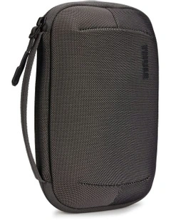 Subterra Powershuttle Pouch Tech Organiser Medium Travel Case in Vetiver Gray