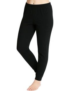 Thermal Cotton Pant in Black
