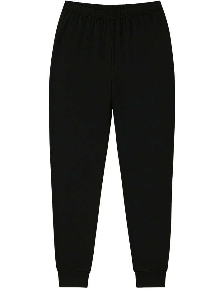 Thermal Cotton Pant in Black image 2