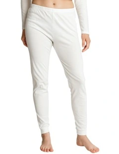 Long Janes John Thermal Pants in Beige