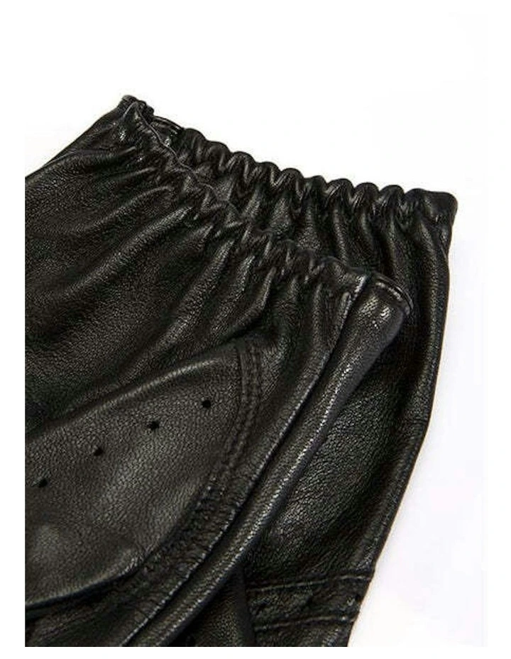 Silverstone Touchscreen Driving Gloves in Black/Berry image 5
