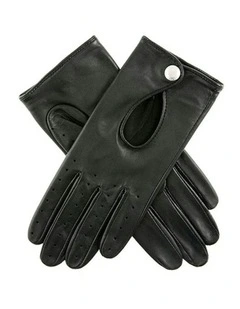 Thruxton Leather Driving Gloves in Black