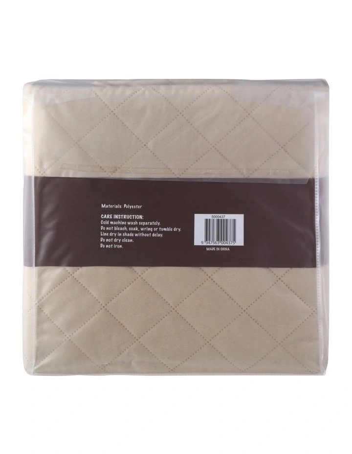 Cozy Quilted Sofa Cover for Chairs in Oat image 5