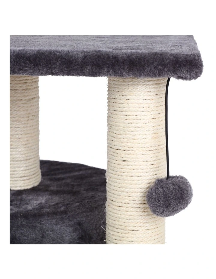 Lite High Cat Tree With Scratching Post 44x40x102.5cm in Charcoal image 6