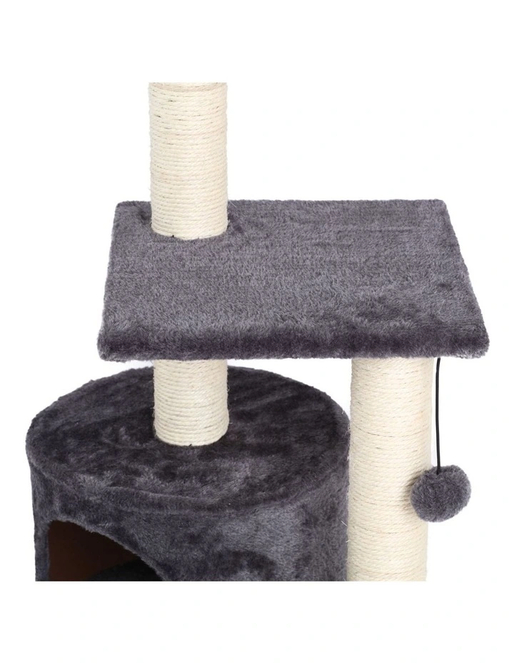 Lite High Cat Tree With Scratching Post 44x40x102.5cm in Charcoal image 7