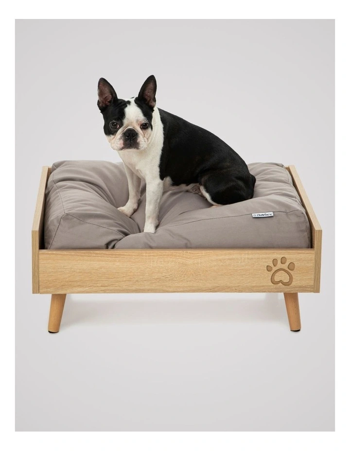 Scandi Elevated Bed 6448.825.4cm in Natural/Grey image 1