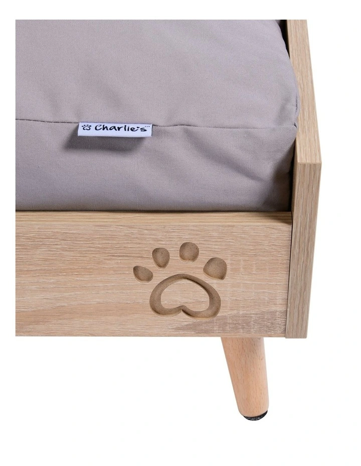 Scandi Elevated Bed 6448.825.4cm in Natural/Grey image 7