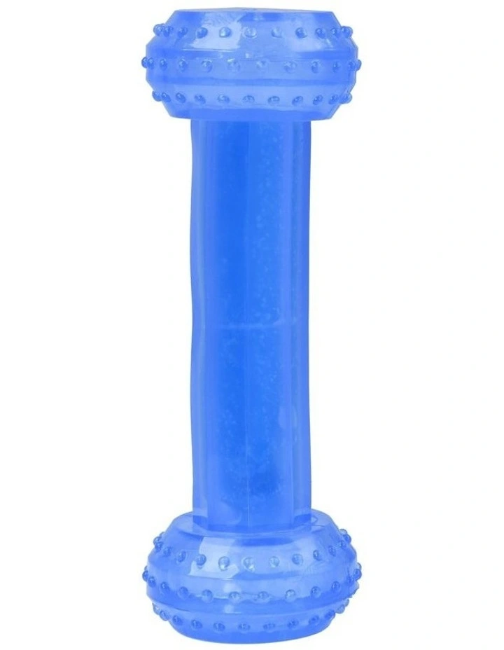 Freezy Dog Toy Dumbbell 16x5.5cm in Blue image 2