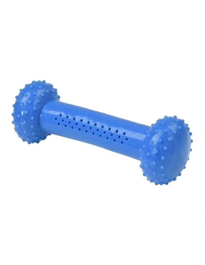 Thirst-Quencher Cooling Dumbbell Dog Toy 16x5.3x5.3cm in Blue image 1