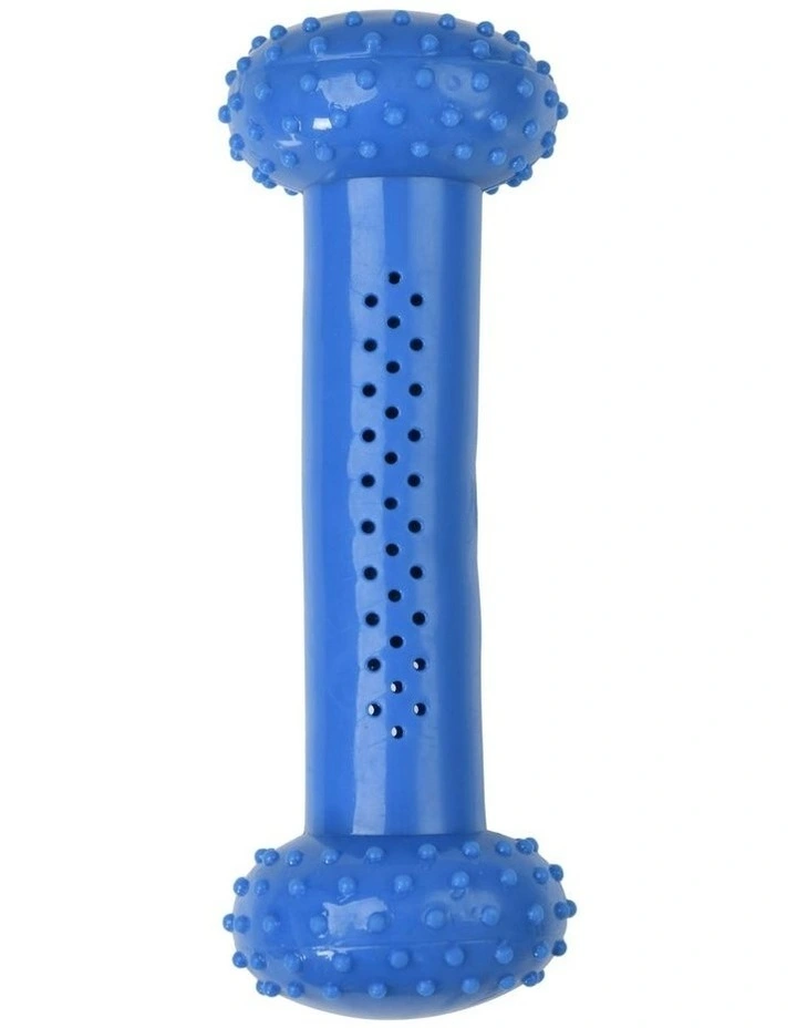 Thirst-Quencher Cooling Dumbbell Dog Toy 16x5.3x5.3cm in Blue image 2