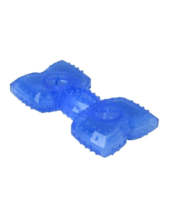 Freezy Bone Dog Toy 15x7.6x2.5cm in Blue image 1
