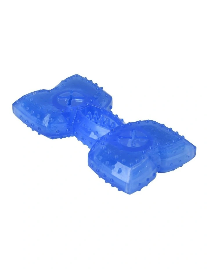 Freezy Bone Dog Toy 15x7.6x2.5cm in Blue image 1