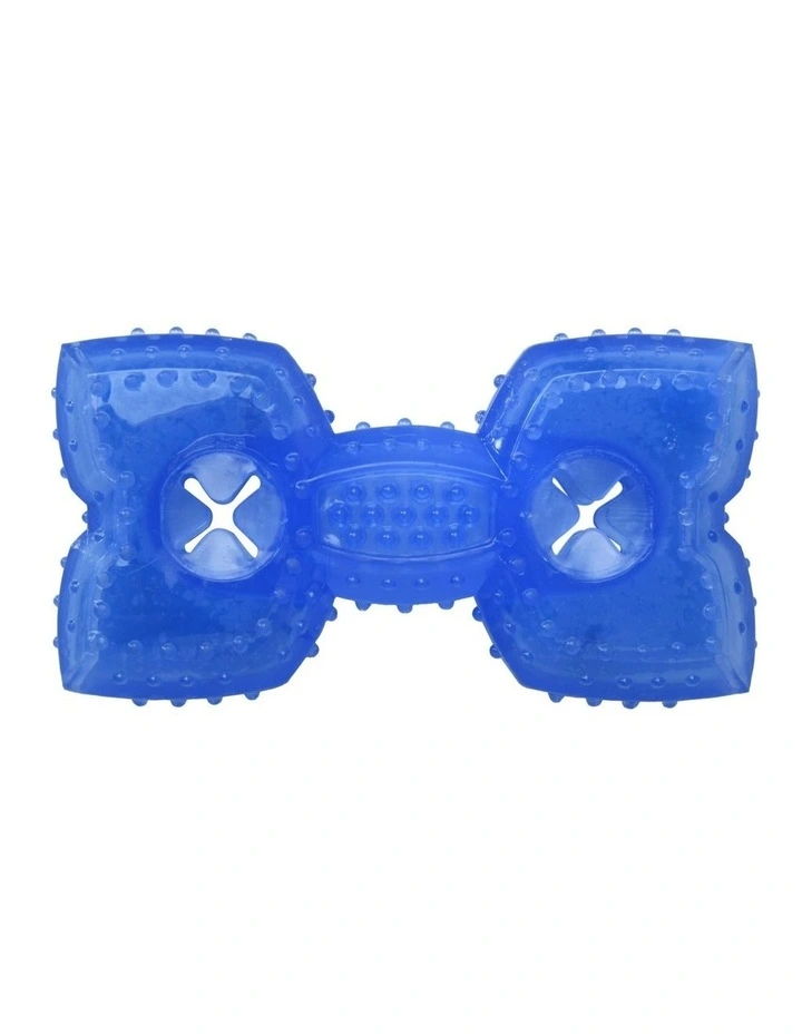 Freezy Bone Dog Toy 15x7.6x2.5cm in Blue image 2