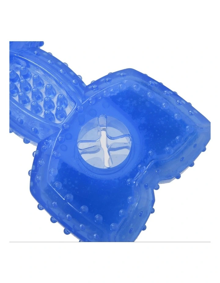 Freezy Bone Dog Toy 15x7.6x2.5cm in Blue image 4