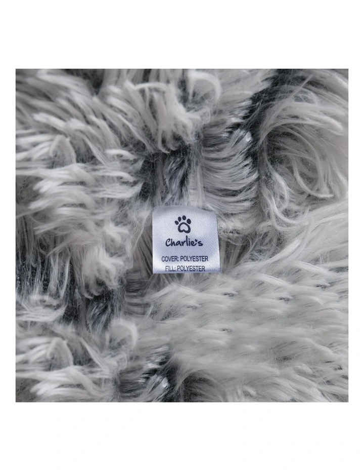 Hooded Snookie Dog Bed in Cream image 2