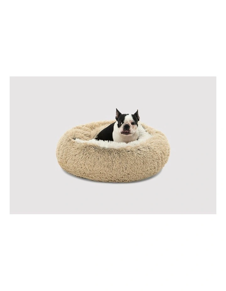 Hooded Snookie Dog Bed in Cream image 4