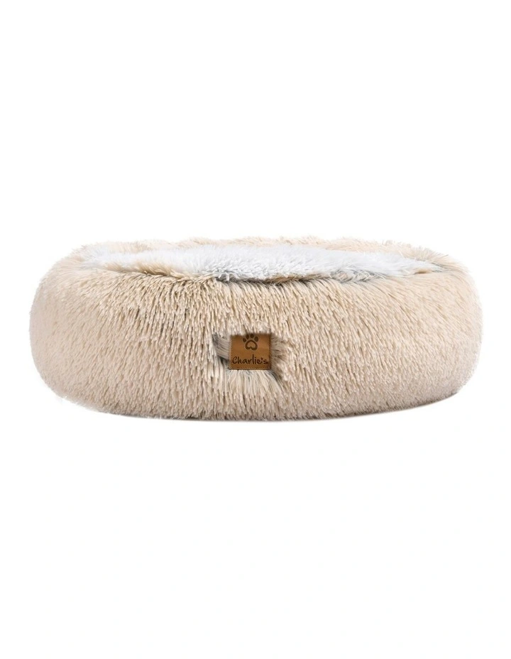 Hooded Snookie Dog Bed in Cream image 7