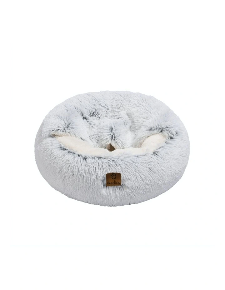 Hooded Snookie Dog Bed in White image 4