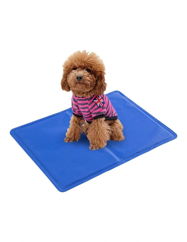 Pet Cooling Mat in Blue image 1