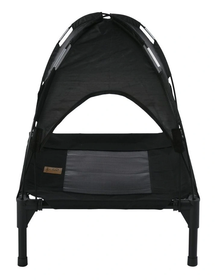 Elevated Pet Bed With Tent in Black image 7