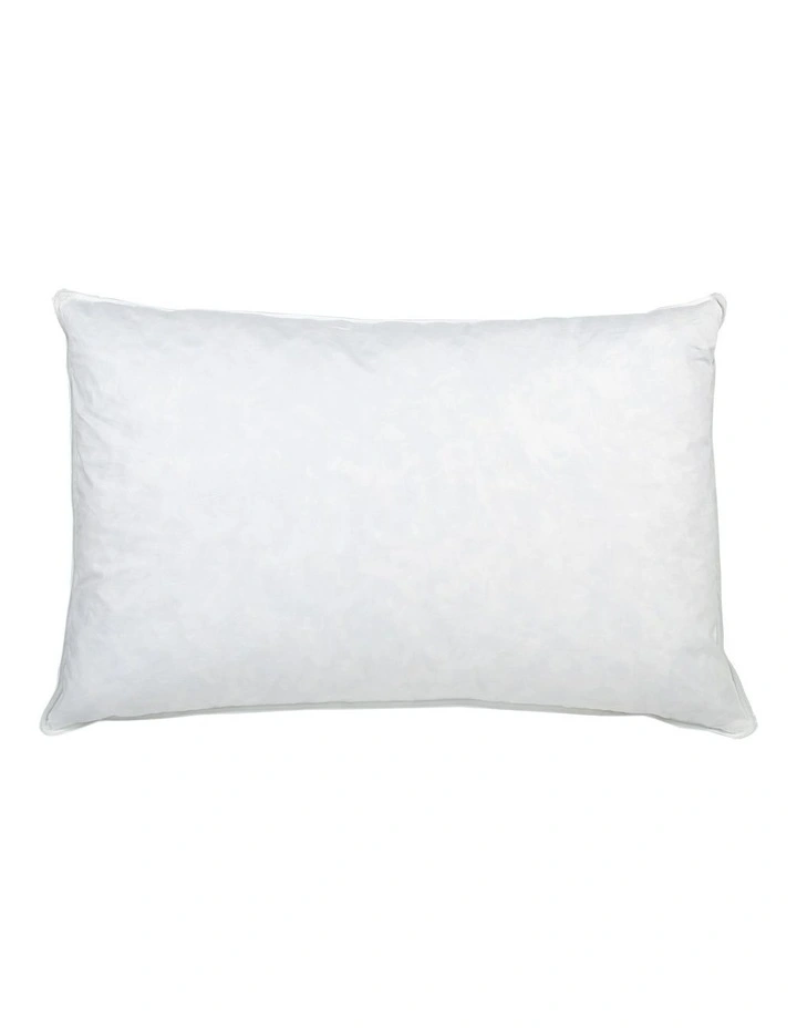 Duck feather and Down Pillow 48 x 73 cm in White image 1