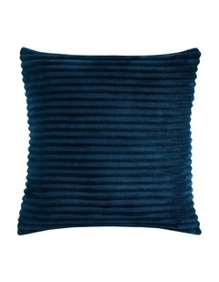 Embossed Teddy Fleece Cushion 45x45cm in Teal