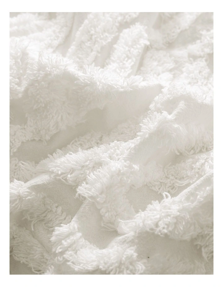 Tufted Washed Vintage Cotton Quilt Cover Set in Evie image 3