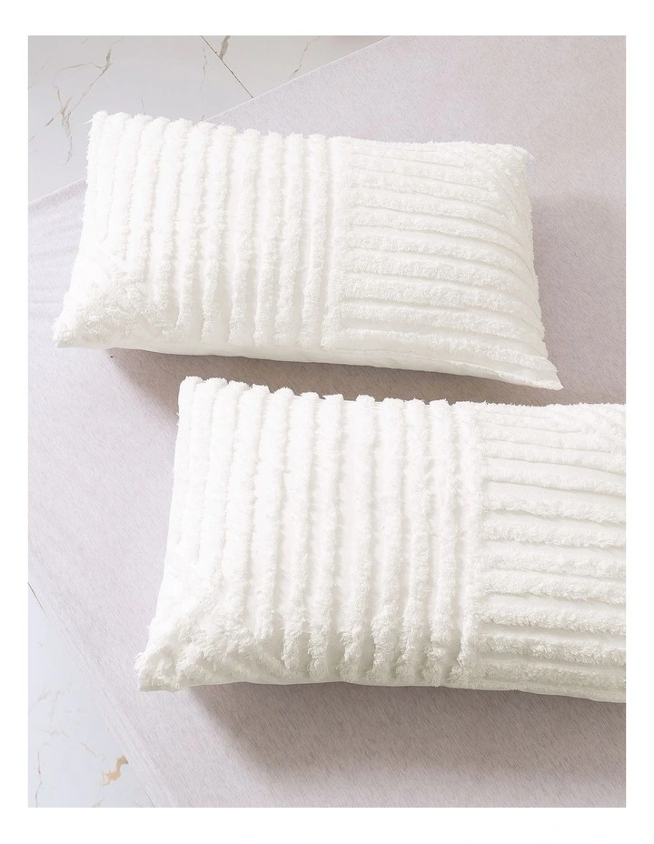 Tufted Washed Vintage Cotton Quilt Cover Set in Evie image 5