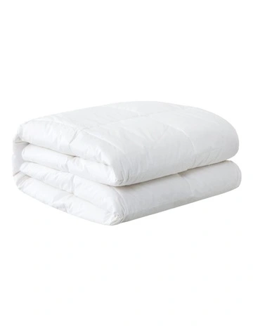 Lightweight Duck Down Quilt in White