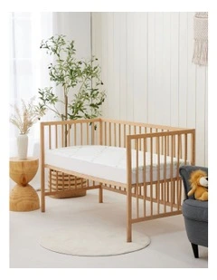 260Gsm Bamboo Knitted Cot Waterproof Fitted Sheet Mattress Protector in White