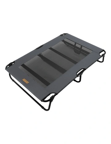 Adventure Foldable Travel Trampoline Dog Bed in Grey