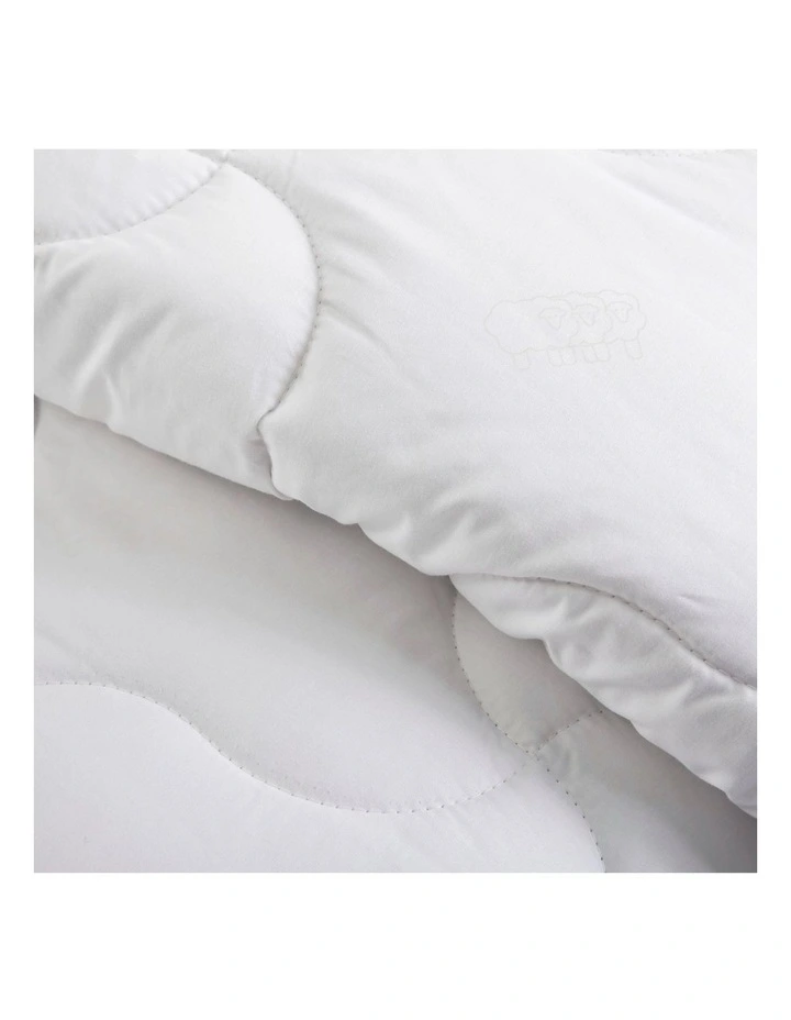 Wooltara Imperial Luxury Washable Winter Australia Wool Quilt in White ...