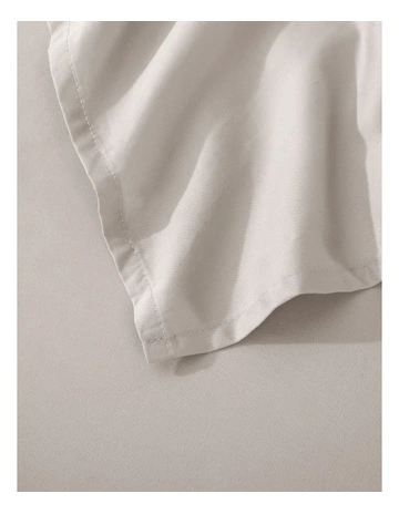 500TC Cotton Sateen Flat Sheet in Stone