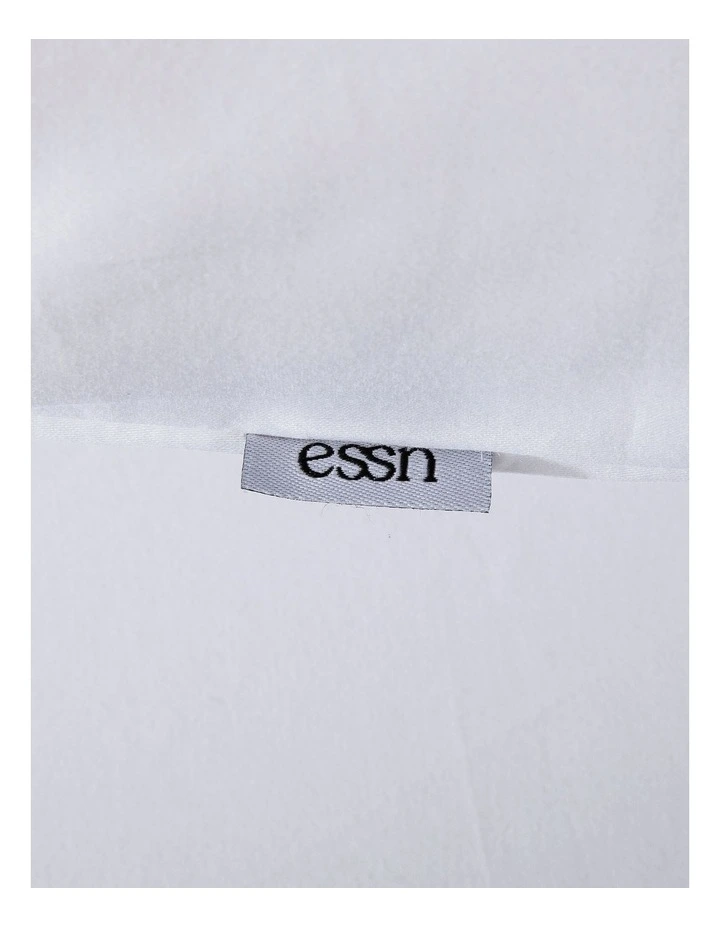 500TC Cotton Sateen Standard Pillowcase in White (Twin Pack) image 6