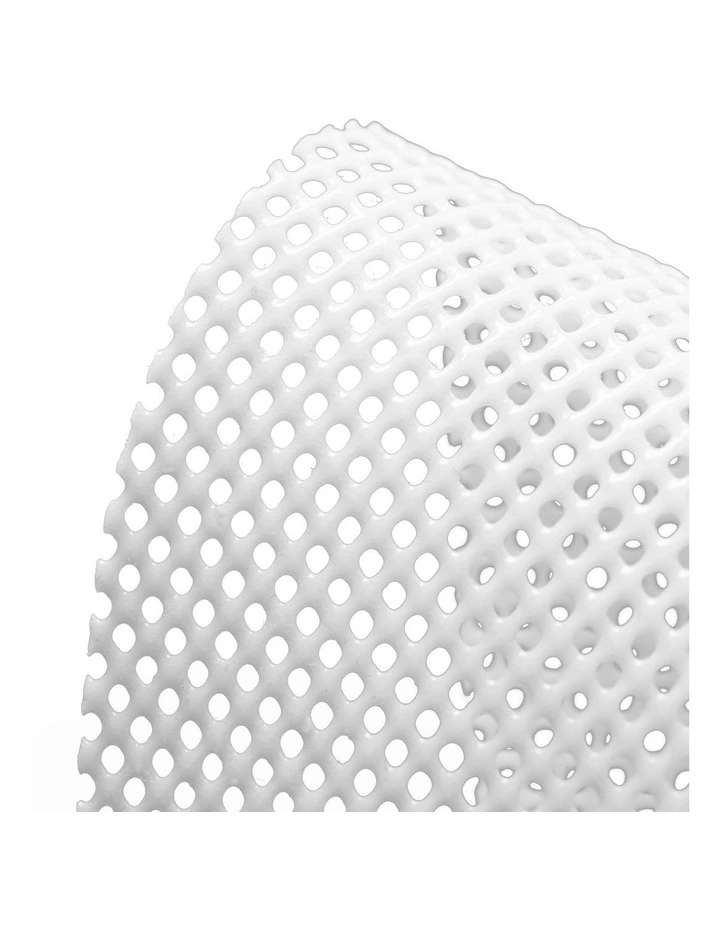Silicone Steaming Mat For Steamer Basket Set Of 3 Round 17cm in White image 5