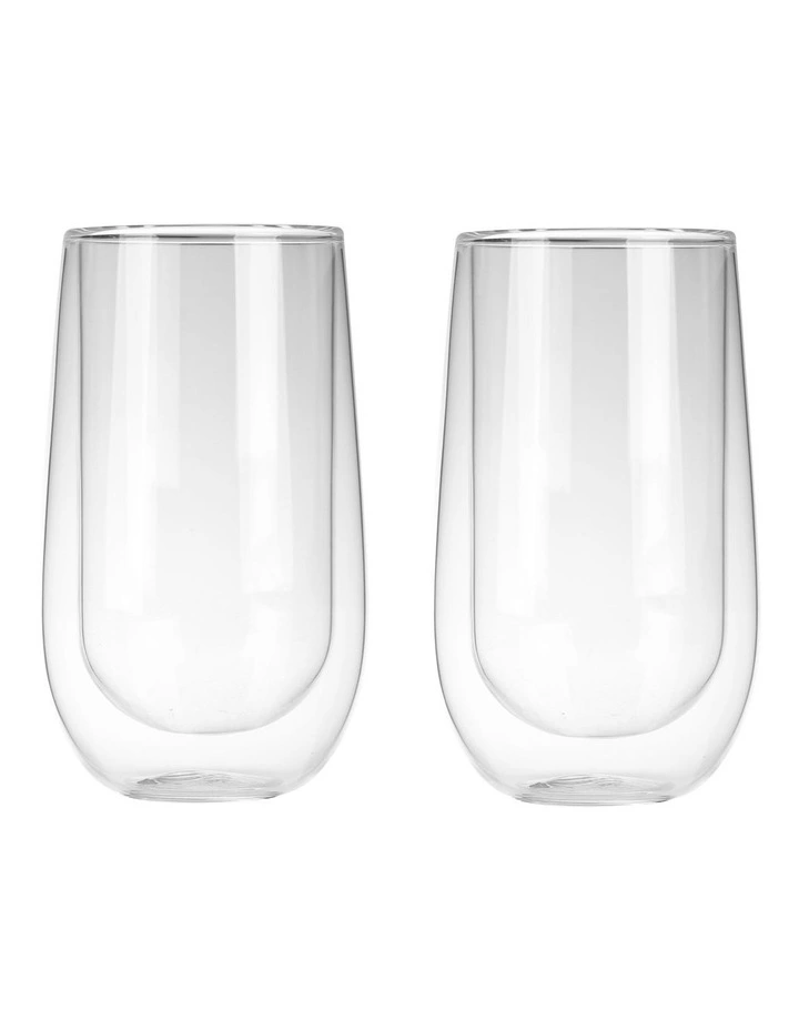 Double Wall Coffee Glass Set of 2 x 400ml image 1