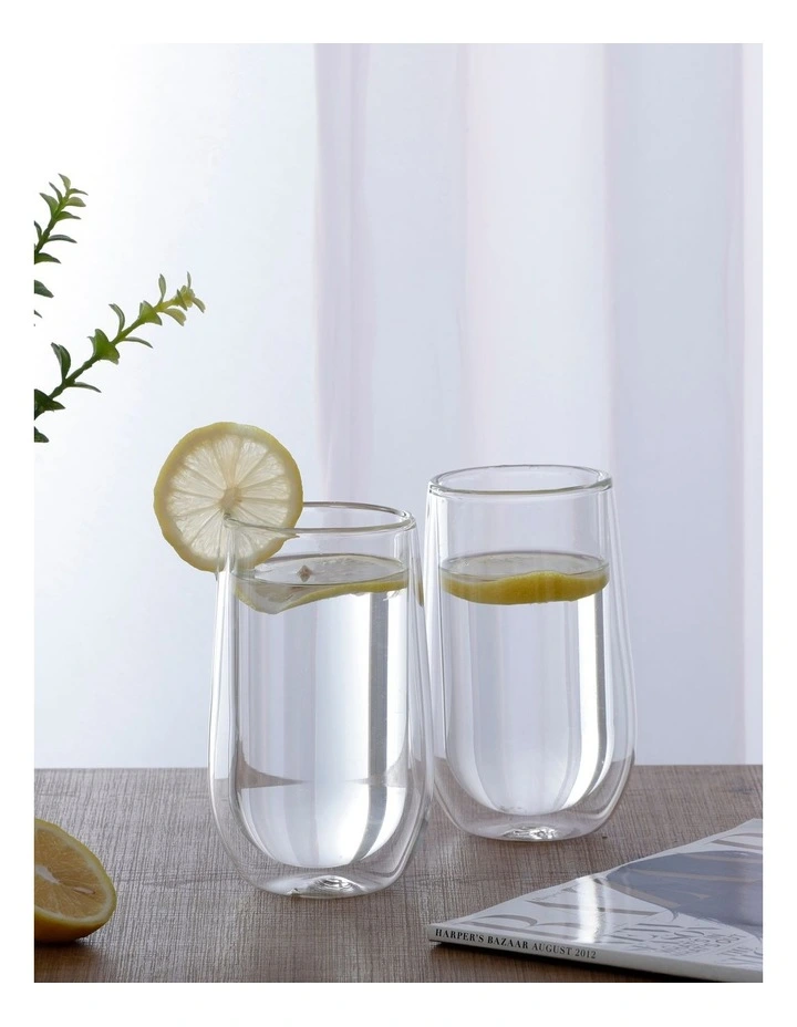 Double Wall Coffee Glass Set of 2 x 400ml image 2