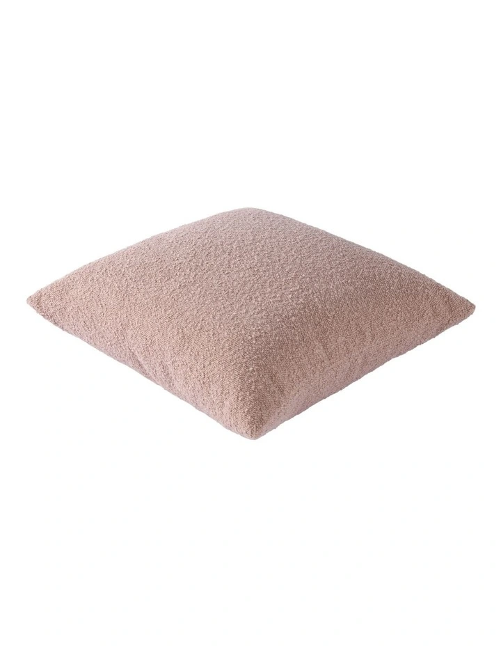 Blake Boucle Cushion 50x50cm in Blush image 3