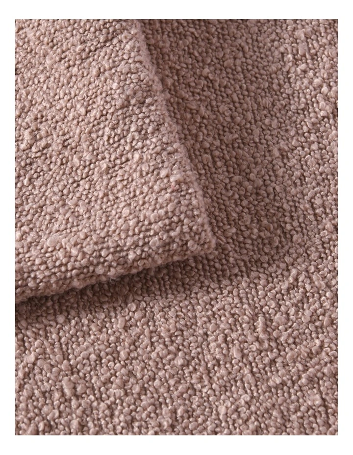 Blake Boucle Cushion 50x50cm in Blush image 6