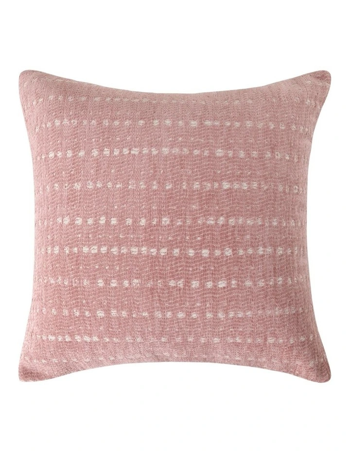 Antalyo Chenille Cushion 45x45cm in Pink image 1