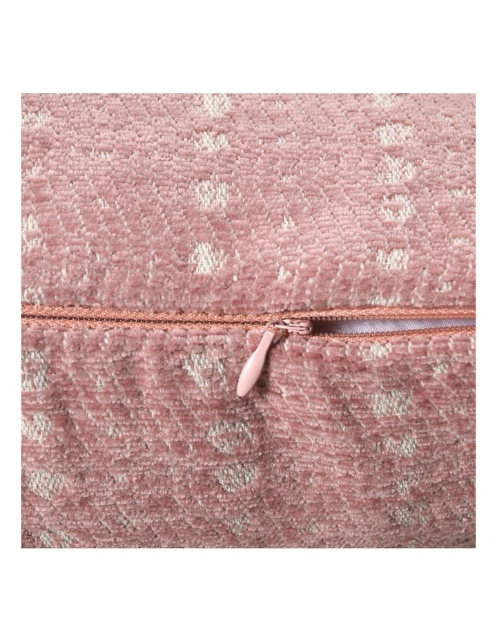Antalyo Chenille Cushion 45x45cm in Pink image 6