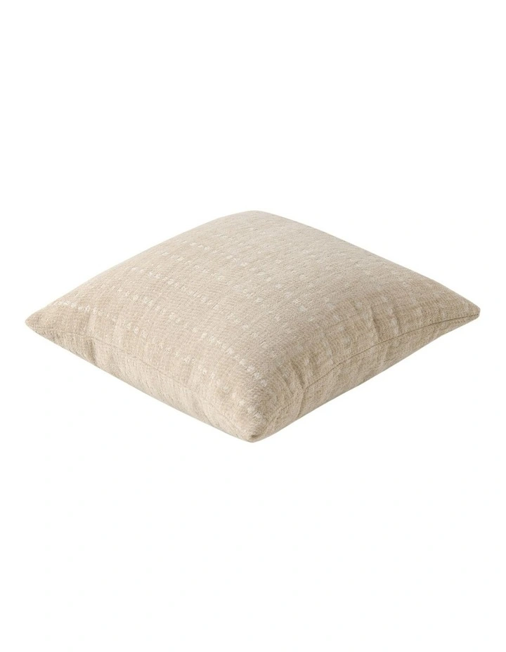 Antalyo Chenille Cushion 45x45cm in Natural image 3