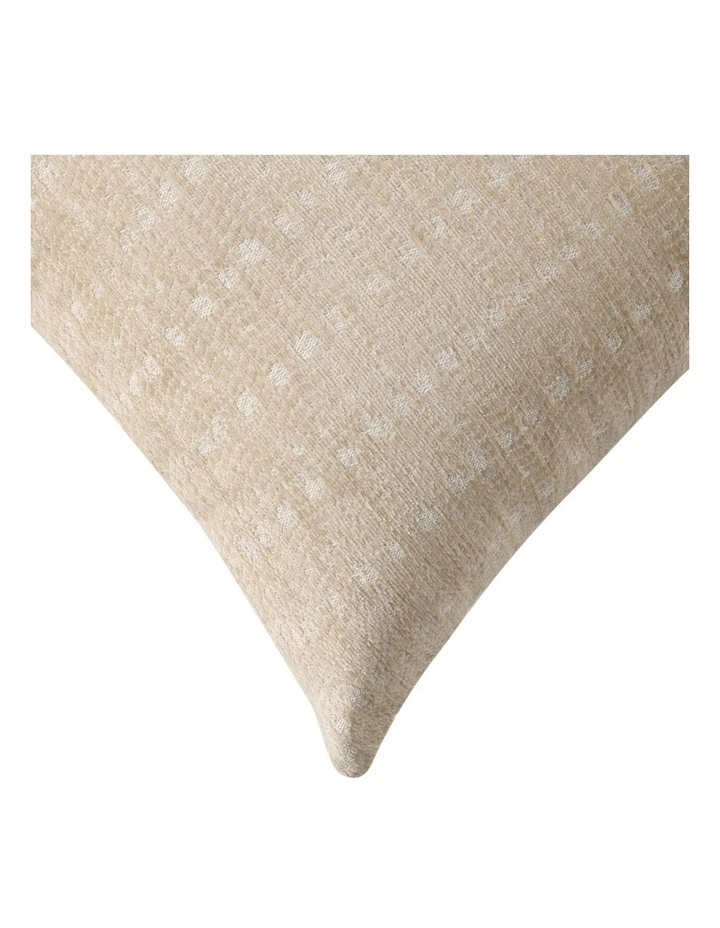 Antalyo Chenille Cushion 45x45cm in Natural image 4