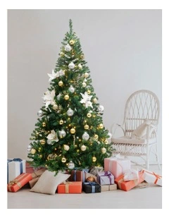 Realistic Christmas Trees with LED Lights 180cm