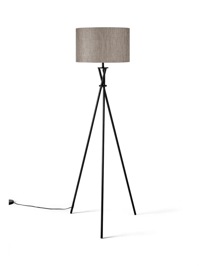 Lighting Tripod Floor Lamp in Grey image 1