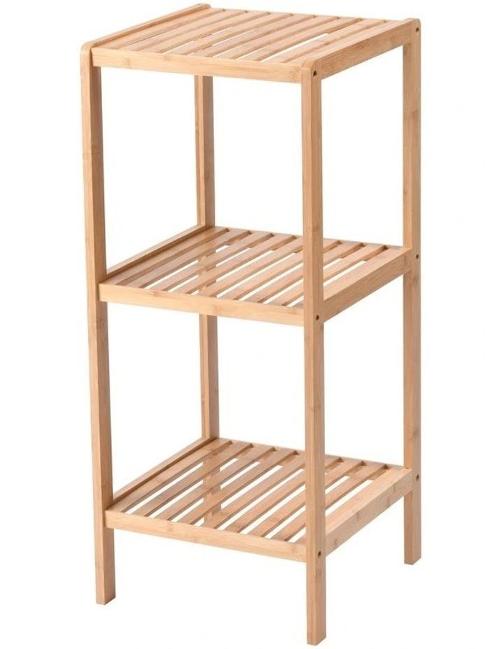 Vivonne Bamboo Shelf 3-Tier 34x33x80cm in Natural image 1