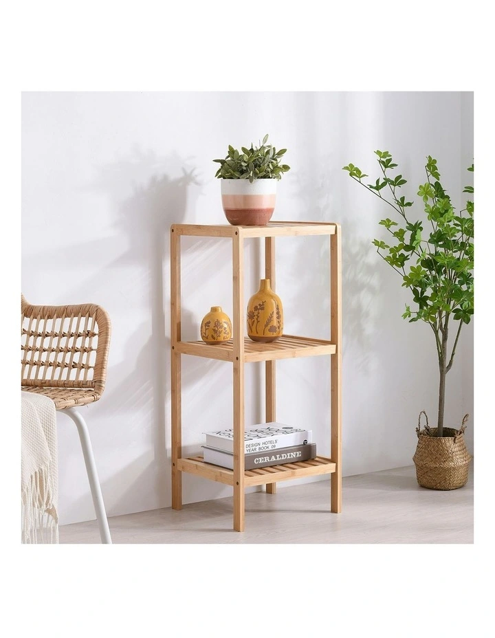 Vivonne Bamboo Shelf 3-Tier 34x33x80cm in Natural image 3