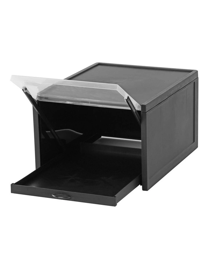 Stackable Shoe Organiser 5 Piece in Black image 3